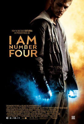 I Am Number Four Metal Movie Poster 8in x 12in
