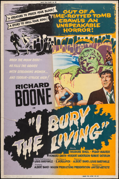 Movie Posters, I bury the living