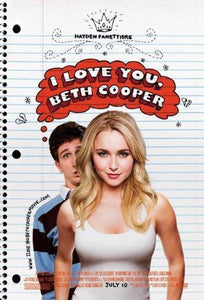 I Love You Beth Cooper movie poster Sign 8in x 12in