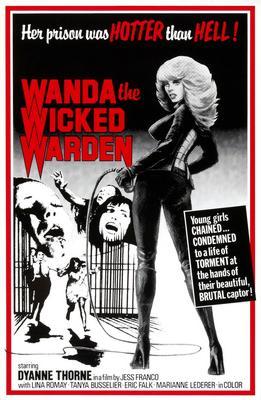 Wanda The Wicked Warden Metal Movie Poster 8in x 12in