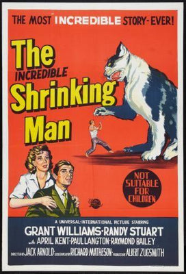 Incredible Shrinking Man Metal Movie Poster 8in x 12in