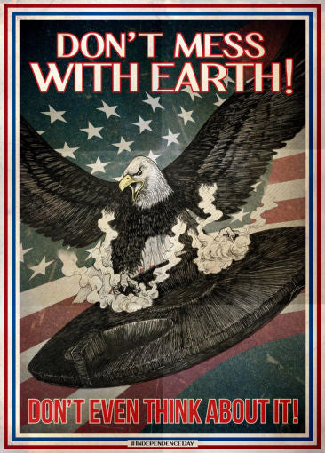 Independence Day Resurgence Propaganda Styled 11x17 poster Large for sale cheap United States USA