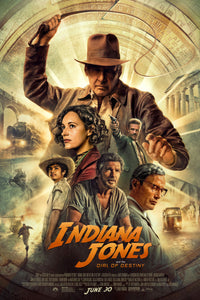 Indiana Jones And The Dial Of Destiny Movie Poster 24"x36" 24inx36in