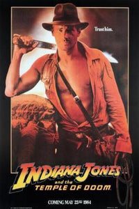 Indiana Jones Temple Doom Movie Poster On Sale United States