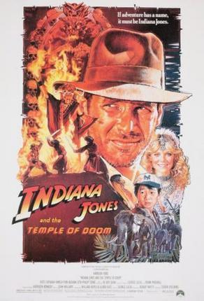 Indiana Jones Temple Doom Movie Poster 24x36 - Fame Collectibles
