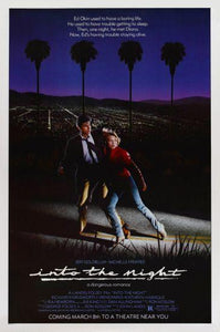 Into The Night movie poster Sign 8in x 12in