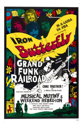 Iron Butterfly Poster Art 11x17 The Poster Depot