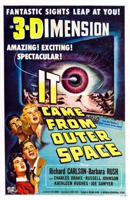 It Came From Outerspace movie poster Metal Print 8in x 12in