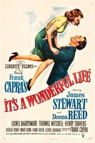 It'S A Wonderful Life movie poster Sign 8in x 12in