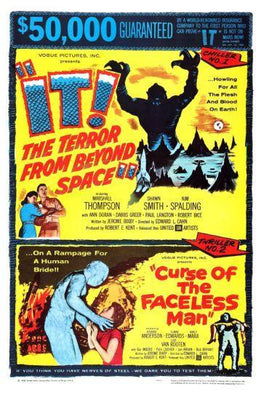 It Terror From Beyond Space Combo movie poster Metal Print 8in x 12in