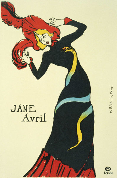Jane Avril Lautrec Art 11x17 poster for sale cheap United States USA