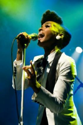 Janelle Monae poster tin sign Wall Art