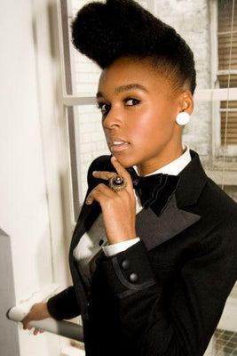 Janelle Monae Metal Print 8in x 12in