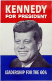 Jfk John F. Kennedy poster tin sign Wall Art