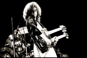 Jimmy Page poster tin sign Wall Art