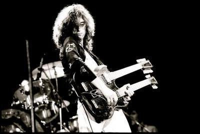 Jimmy Page poster tin sign Wall Art