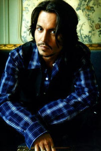 Johnny Depp Photo Sign 8in x 12in