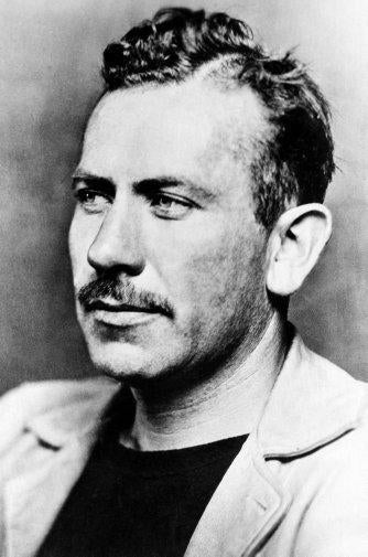 John Steinbeck Photo Sign 8in x 12in