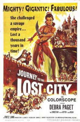 Journey To Lost City Metal Movie Poster 8in x 12in