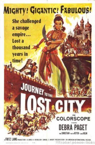Journey To Lost City Metal Movie Poster 8in x 12in