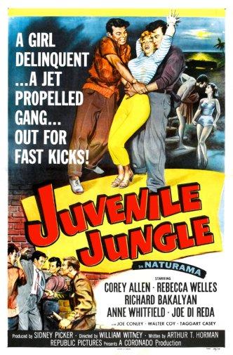 Juvenile Jungle movie poster Sign 8in x 12in