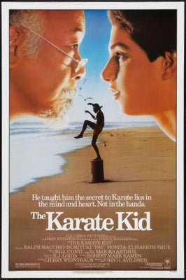 Karate Kid movie poster Metal Print 8in x 12in