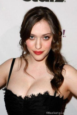 Kat Dennings Metal Print 8in x 12in The Poster Depot