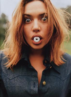 Kate Winslet Funky Pic Metal Print 8in x 12in