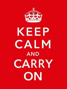 Keep Calm Carry On British War Poster 11x17 Mini Poster