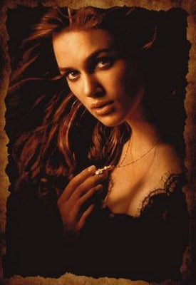 Keira Knightley poster tin sign Wall Art