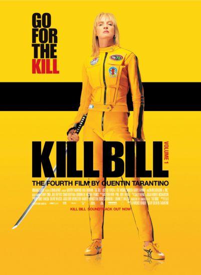 Kill Bill V.1 movie poster Sign 8in x 12in