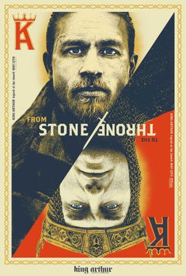King Arthur Legend Of The Sword movie poster Metal Print 8in x 12in