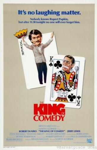 King Of Comedy movie poster Sign 8in x 12in