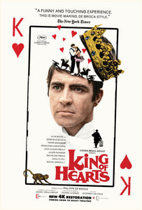 King Of Hearts Movie poster for sale cheap United States USA