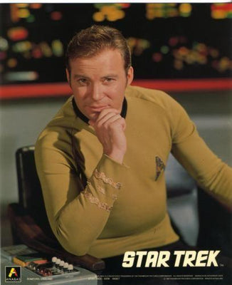 Star Trek Shatner Kirk Metal Print 8in x 12in The Poster Depot