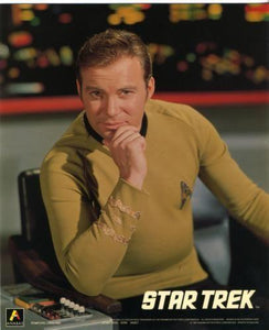 Star Trek Shatner Kirk Photo Sign 8in x 12in