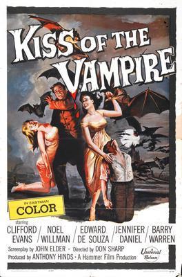 Kiss Of The Vampire Movie Poster Metal Poster Choose Style The Poster Depot