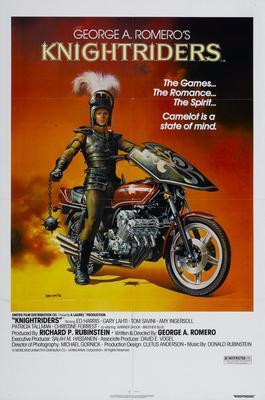 Knightriders movie poster Sign 8in x 12in