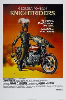 Knightriders Metal Movie Poster 8in x 12in