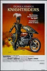 Knightriders movie poster Sign 8in x 12in