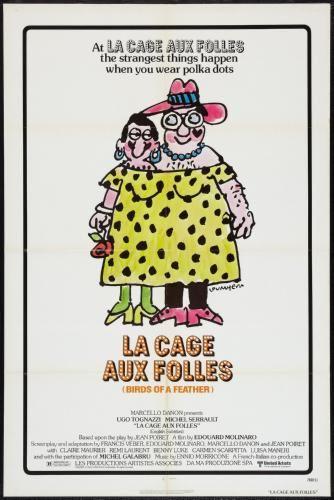 La Cage Aux Folles Metal Movie Poster 8in x 12in