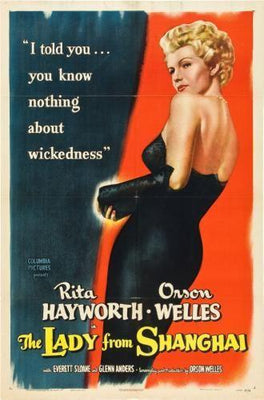 Lady From Shanghai The Metal Movie Poster 8in x 12in