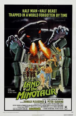 Land Of The Minotaur Metal Movie Poster 8in x 12in