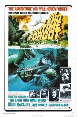 Land That Time Forgot movie poster Metal Print 8in x 12in