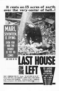 Last House On The Left Movie Poster 11x17 Mini Poster