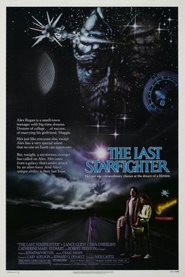Last Starfighter The movie poster Sign 8in x 12in