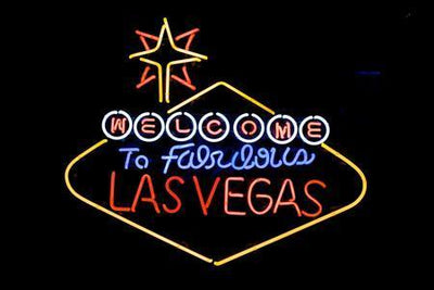 Las Vegas Metal Print Metal Print 8in x 12in