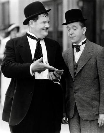 Laurel And Hardy Photo Sign 8in x 12in