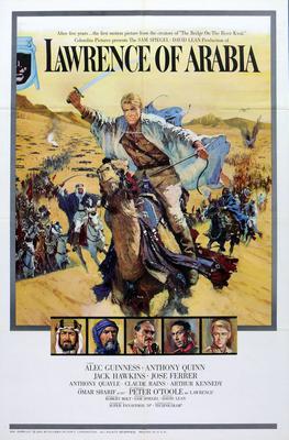 Lawrence Of Arabia Metal Movie Poster 8in x 12in