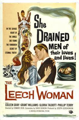 Leech Woman The Movie Poster Metal Poster Choose Style | The Poster Depot The Poster Depot